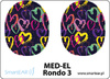 Skin for MED-EL Rondo 3 - hearts