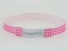 EasyFlex bands for hearing aids and/or audio processors - pink tartan pattern