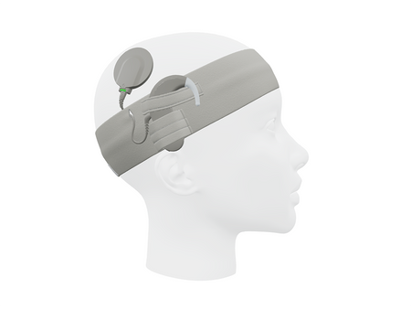 Cinta universal para procesadores de audio / implantes - gris claro