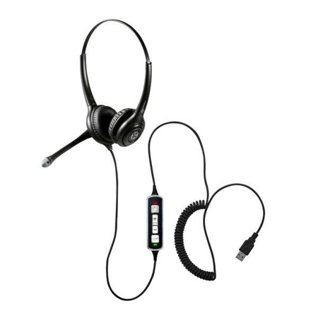 Hearing aid compatible Geemarc CLA3 headphones with an additional 20 dB amplification