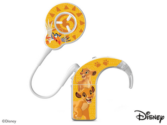 Adhesivo decorativo / skin para procesador de audio Cochlear Nucleus 8 - Disney Lion King
