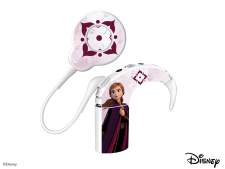 Adhesivo decorativo / skin para procesador de audio Cochlear Nucleus 7 - Disney Frozen - Anna