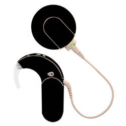 Adhesivo decorativo / skin para procesador de audio MED-EL Sonnet 1 / 2 - negro