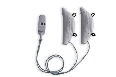 Ear Gear Cochlear Eyeglasses - fundas con gancho y pinza para las gafas para dos procesadores de audio