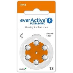 Pilas everActive ULTRASONIC tipo 13 (PR48) - blíster (6 uds)