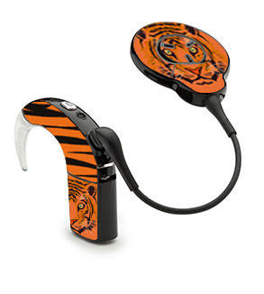 Skin für Cochlear Nucleus 7 - Tiger