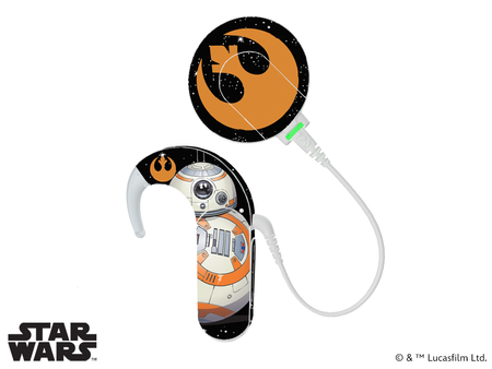 Skins pour l’audio processeur MED-EL Sonnet 1 / 2 - Lucasfilm Star Wars - BB8