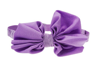 EasyFlex Girl Stirnband für Hörgeräte / Soundprozessoren - lila Schleife