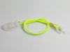 Clip-on hooks for processors / hearing aids - neon yellow