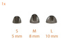 Embout / dôme ouvert pour les appareils auditifs ReSound, Beltone, Interton de la série SureFit (Open Dome) - 1 pc.