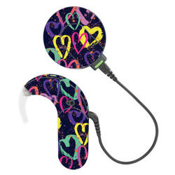 Skins für Audioprozessor MED-EL Sonnet 1 / 2 - Herz