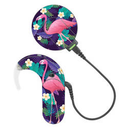 Adhesivo decorativo / skin para procesador de audio MED-EL Sonnet 1 / 2 - flamenco