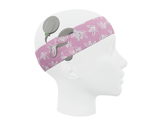Bandeau universel pour processeurs audio / implants cochléaires - Feuilles