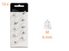 Embouts / dômes miniFit Open pour les appareils auditifs Oticon (miniFit Open Domes) - 10 pcs.