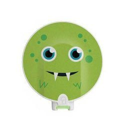 Couvercle d'antenne original MED-EL DL de la série Design Covers - monstre vert