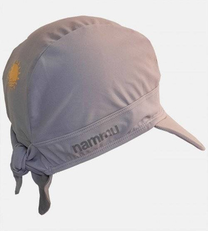 Nammu swimming cap - light grey with visor