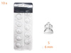 Embouts / dômes MiniFit Power pour les appareils auditifs Oticon (miniFit Power Domes) - 10 pcs.
