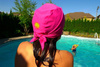 Nammu swimming cap - pink