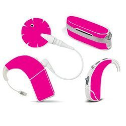 Adhesivo decorativo / skin para procesador de audio AB Naida / Neptun - uniforme rosa