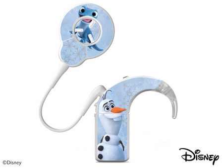 Cochlear Nucleus 8 sound processor skins / stickers - Disney Frozen - Olaf