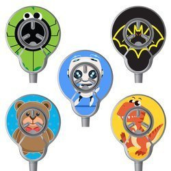 Adhesivo decorativo / skin para bobinas para Cochlear Nucleus 7 / 8 - conjunto n° 1