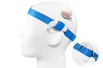 EasyFlex PRO light  Stirnband für Soundprozessoren / Implantate -  blau