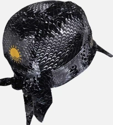 Gorro UV Nammu para nadar para procesadores de audio / implantes - patrón de serpiente con visera