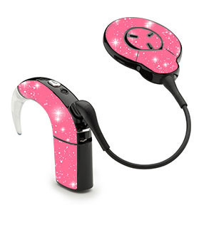 Skins / stickers for Nucleus 7 audio processor - pink