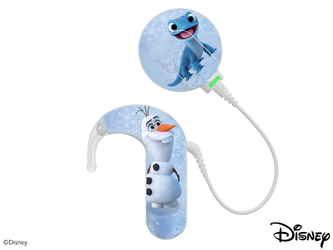 Adhesivo decorativo / skin para procesador de audio MED-EL Sonnet 3 - Disney Frozen - Olaf