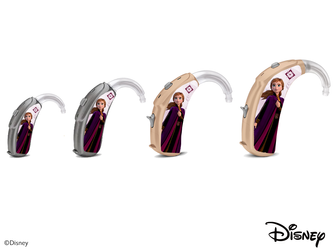 Adhesivo decorativo / skin universal para audífonos - Disney Frozen - Anna