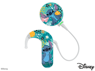 Adhesivo decorativo / skin para procesador de audio MED-EL Sonnet 3 - Disney Lilo&Stitch - Stitch