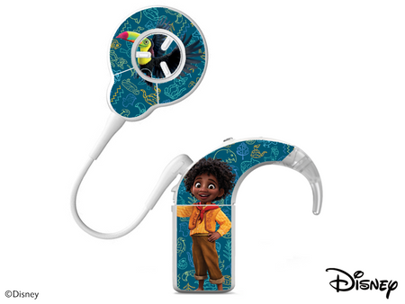 Cochlear Nucleus 8 sound processor skins / stickers - Disney Encanto - Antonio