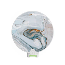 Couvercle d'antenne original MED-EL DL de la série Design Covers - marbre blanc (White Marble)