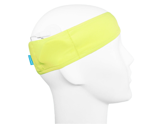 Sport headband for sound processors  - yellow