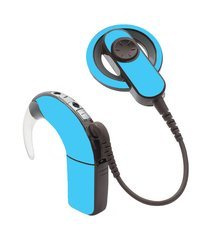 Adhesivo decoraivo / skin para procesador de audio Cochlear Nucleus 6 - azul