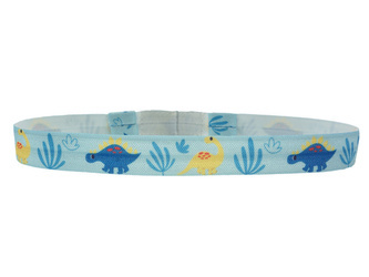 Bandeau EasyFlex pour appareils auditifs et/ou processeurs audio - dinosaures