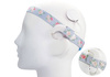 EasyFlex PRO light  headband for cochlear implants / audio processor - roses