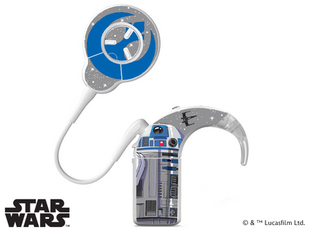 Skin pour le processeur Cochlear NUCLEUS 8 - Lucasfilm Star Wars - R2D2