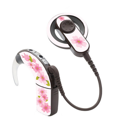 SKIN POUR COCHLEAR NUCLEUS 6 - FLEURS