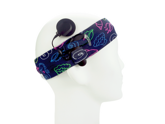 Universal cotton headband - ocean