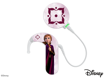 Adhesivo decorativo / skin para procesador de audio MED-EL Sonnet 3 - Disney Frozen - Anna