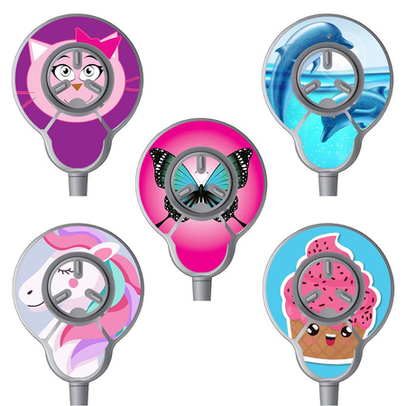 Adhesivo decorativo / skin para bobinas para Cochlear Nucleus 7 / 8 - conjunto n° 3