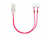 Clip-on hooks for processors / hearing aids - neon pink
