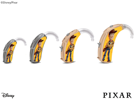 Hearing aid skin / stickers - Disney Toy Story - Woody