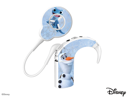 Adhesivo decorativo / skin para procesador de audio Cochlear Nucleus 7 - Disney Frozen - Olaf