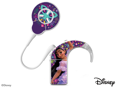 Adhesivo decorativo / skin para procesador de audio Cochlear Nucleus 8 - Disney Encanto - Isabela