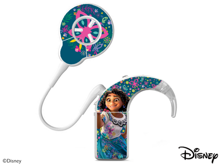 Adhesivo decorativo / skin para procesador de audio Cochlear Nucleus 8 - Disney Encanto - Mirabel