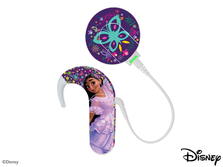 Adhesivo decorativo / skin para procesador de audio MED-EL Sonnet 1 / 2 - Disney Encanto - Isabela