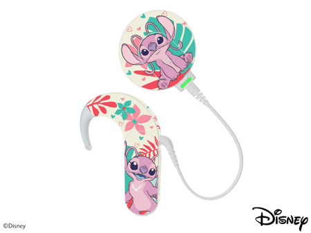 Adhesivo decorativo / skin para procesador de audio MED-EL Sonnet 1 / 2 - Disney Lilo&Stitch - Angel