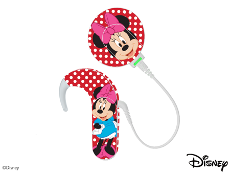 Adhesivo decorativo / skin para procesador de audio MED-EL Sonnet 1 / 2 - Disney Mickey - Minnie